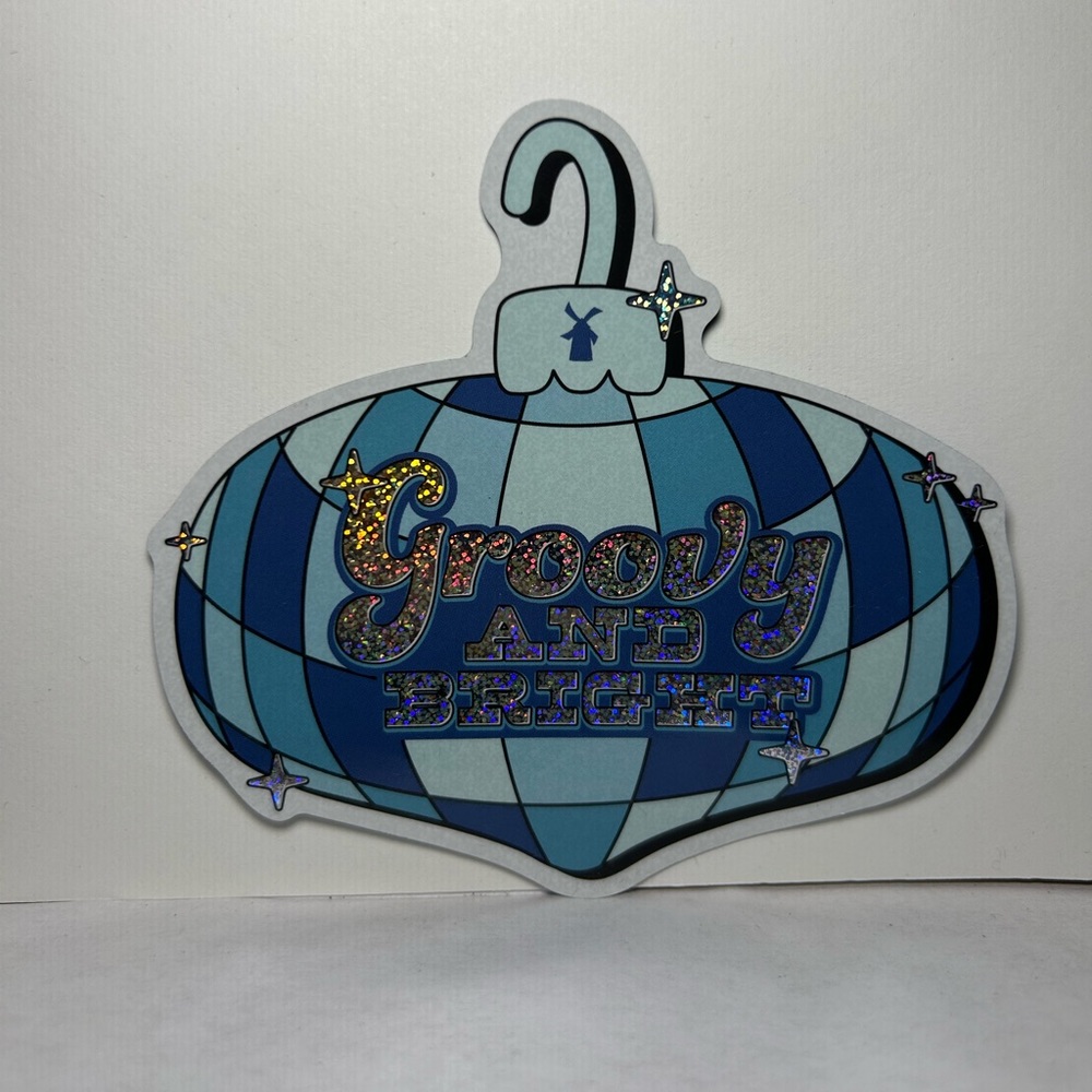 *NEW* Dutch Bros Sticker Dec 18 2024 Groovy And Bright Sparkle